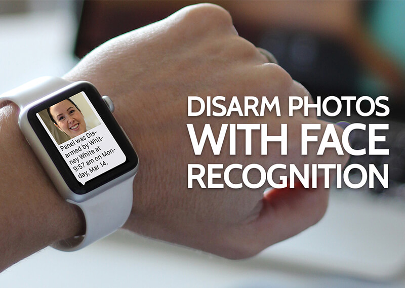 face recognition to disarm alarm